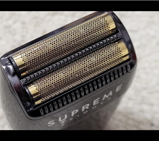 Supreme Trimmer Replacement Foil & Cutter SB55 | Hypoallergenic Foil for Crunch Lite STF600 | Black - color: Black Foil & Cutters