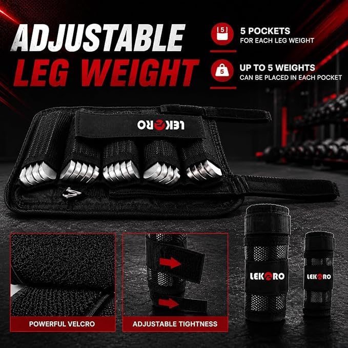 44LB Weighted Vest Set with Steel Plates for Strength, No-Bounce Fit - size: 44LB Weighted Vest Set