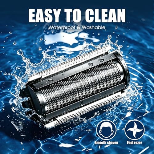 5.0 Ultr Shaver Replacement Blade Compatible with MANSCAPED The Lawn Mower 5.0 Ultra SkinSafe Razor (Black/2 Packs)