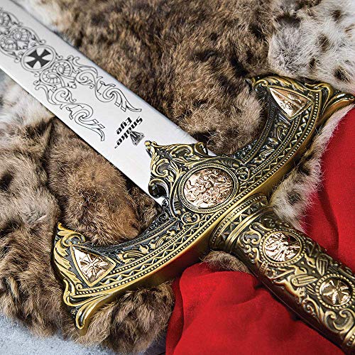 Knights Templar Sword with Plaque