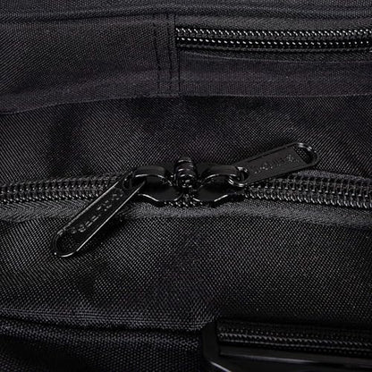 Heavy Duty Range Duffel Quality Tactical Gear Travel Sports Equipment Gym Bag Lockable Zippers with US Flag Patch (33" Black) - size: 33" Black