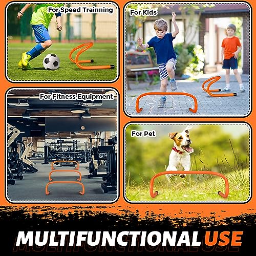 Wettarn 30 Pcs 6" Speed Agility Training Hurdles - color: Orange