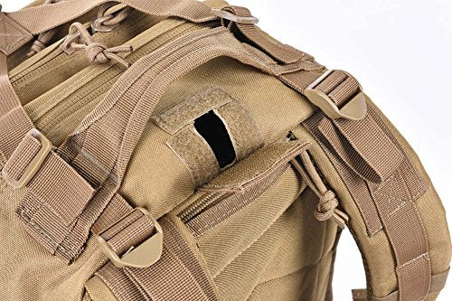 REEBOW GEAR Travel Tactical Backpack Outdoor 3 Day Rucksack Bag for Men - color: 01 Tan