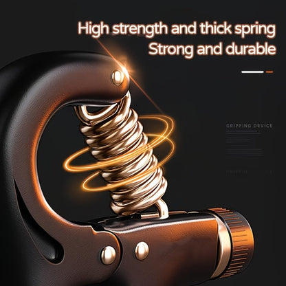 Heavy-Duty Adjustable Hand Gripper 11-132LB, Strength Training with Weight Settings, Forearm & Hand Builder for Gym, Wrist Curl, Pull, Weightlifting - Full-Body Workout Equipment