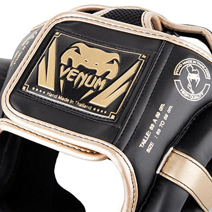 Venum Elite Headgear - color: Black/White