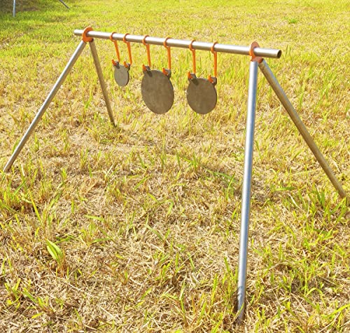 AR500 Steel Shooting Target Stand Kit Hanger Holder, 1/4 Inch Thick - color: 6 steel target hangers