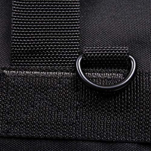 Heavy Duty Range Duffel Quality Tactical Gear Travel Sports Gym Bag Lockable Zippers with US Flag Patch 27 Inch Black - size: 27" Black