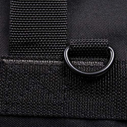 Heavy Duty Range Duffel Quality Tactical Gear Travel Sports Gym Bag Lockable Zippers with US Flag Patch 27 Inch Black - size: 27" Black