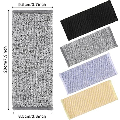 Neer 4 Pair Protective Arm Sleeves Cover,7.9 Inch,Black,Purple,Gray,Beige - color: Black, Purple, Gray, Beige, size: 7.9 Inch