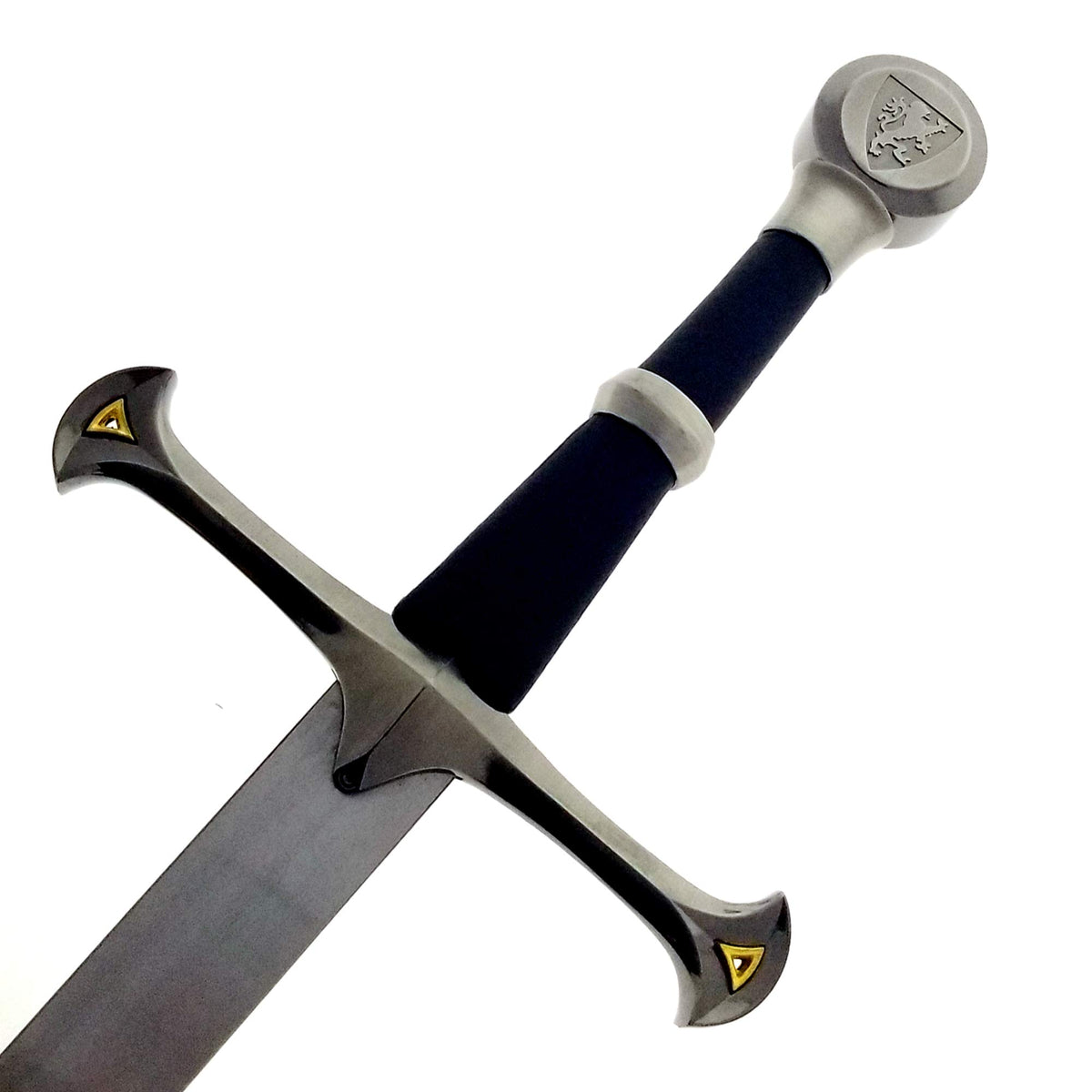Medieval Sword One Hand Sword, Dull Blade. for Collection, Gift, Show and Fair Cosplay and LARP - color: Richard Lion-Silver