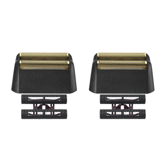 5 Star Shaver Replacement Foil Compatible with wahl Shaver Foil - color: Black Foil and Cutters(2 Count)