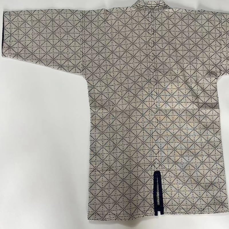 Hakama Kendo Gi Aikido Samurai Hakama Martial Arts Clothing Kimono Shirts Costumes Formal Kyudo Kimono 2pcs - color: Lattice-blue, size: 22