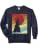 Retro Kata Kenjusu Katana Samurai Kendo Comfort Colors Adult Sweatshirt - color: Navy, size: Small