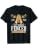 Funny Fencing Design for Men Women Kids Left Handed Fencer T-Shirt - color: Black, size: Small